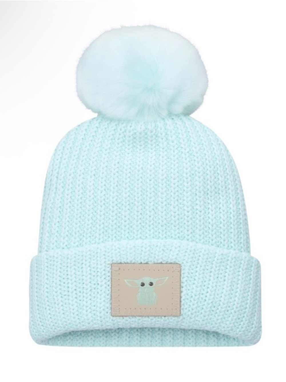 Love Your Melon x Star Wars Grogu Baby Yoda Pom Beanie Mint NWT The Mandalorian